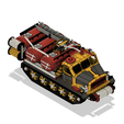 9da8f7fe-c50a-4e34-b2b8-0379d13ffebb.png Yellow Artillery Tractor Fire Truck with Movements
