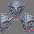 Arcane_Firelight_Leader_Mask_STL_3d_print_model_13.jpg Arcane Firelight Leader Mask - LoL League of Legends