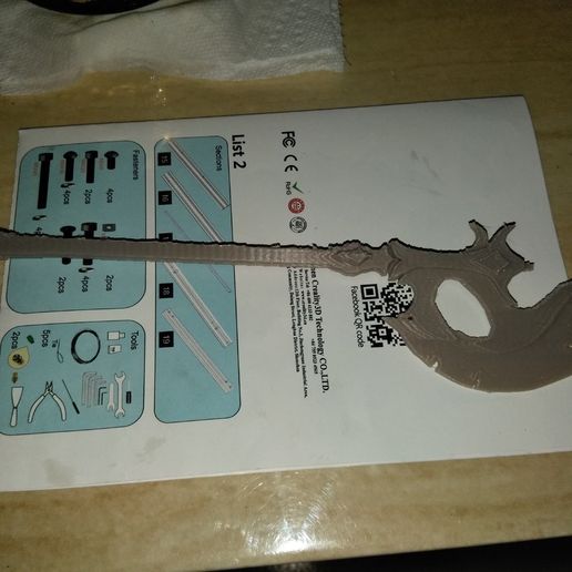 Skyrim Glass Axe 3D model