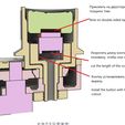 YKOPOTUTb AVIMHY KOHTAKTOB KHONKM Ha NONOBUHY, YTO6bI OHM He ynupancb. cut the length of the contacts by half KHONKy yCTaHaB/IMBaTb KOHTaKTOM K Install the button with the contact to the cutout. Stick on double-sided tape, 1mm thick. BbIpe3y. Npukseutb Ha ABYXCTOPOHHM CKOTY, TOJILUVHa 1MM. a aloo | _. 7 WU UR SS \ TA | N \ ORY 1 IN 7 77, < —< DCS F-18 jettison selector
