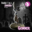 Frame-2.png 🏴‍☠️Gonner By Daddy, I'm a Zombie - CHARACTER SCULPTURE 3D STL (KEYCHAIN) 🧟‍♂️