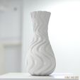 Flower-Vase-Class-A-3B-Wireframe-OBJ0523_00000.jpg Flower Vase Pot Decorative 3D Print