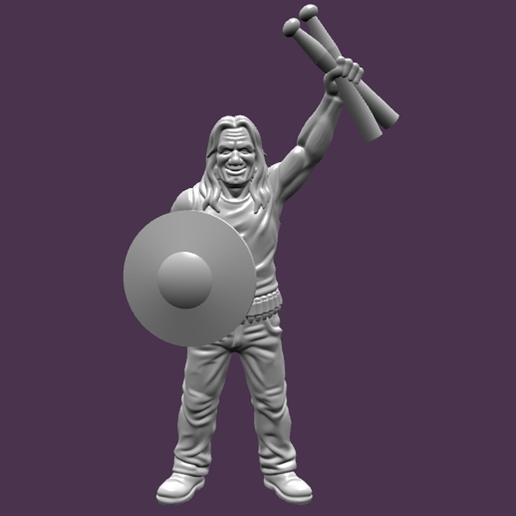 Nicko McBrain (Iron Maiden) - Music - D&D Tabletop Zombicide/Call of Cthulhu/Rpg Miniature