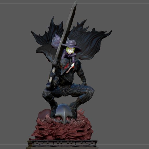 16.jpg BERSERK GUTS  schierke SCIERKE FANTASY ANIME SWORD CHARACTER