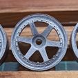 SSR-05.jpg 1/24 scale 18" SSR JTCC wheel for Hasegawa Civic kit