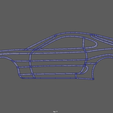 Toyota_Supra_Wall_Silhouette_Wireframe_01.png Toyota Supra Silhouette Wall
