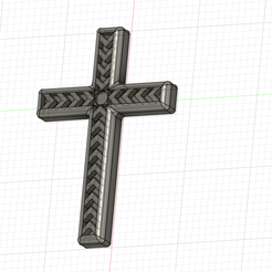 Kreuz-2-v1.png STL-Datei Kreuz für Silberguß herunterladen • Modell zum 3D-Drucken, Holyrings