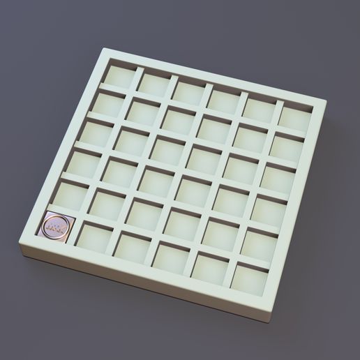 6x6.jpg Artisan Keycap Tray -DIGITAL FILES FOR 3D PRINTING - KEYCAP TRAY FOR ARTISAN KEYCAP