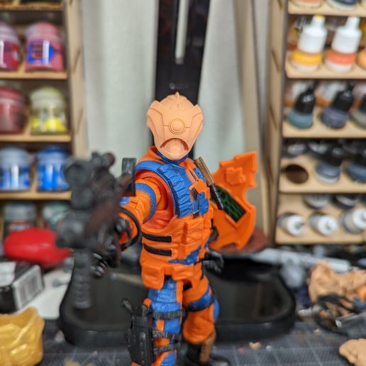 Viper head for 1:12 figures