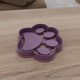 HighQuality.png 3D Paw Cookie Cutter for Kids with 3D Print Stl Files & Dog Paw, 3D Printing, Cat Paw, Cake Cutters, Dog Paw Print, Cookie Mold, Paw Print
