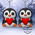 pengin-main.jpg Flexy Penguin & Figurine Heart Set – With Keychain Options