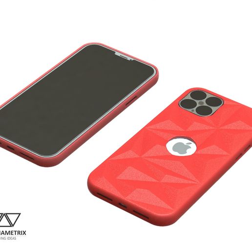 Iphone 12 Mobile with cover 3D model