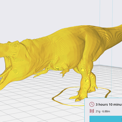Trex_roar.png Fichier STL gratuit Tyrannosaurus - L'île・Objet pour impression 3D à télécharger