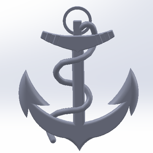 Download Stl File Marine Anchor 3d Printable Design Cults