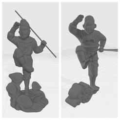 FotoJet.jpg STL-Datei Sun Wukong Affenkönig 3D Modell・Design für den 3D-Druck zum Herunterladen