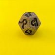 yellow-5.jpg Zodiac Dice / Dodecahedron