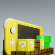 render_lite_004.png MARIO WORLD - NINTENDO SWITCH WALL AND TABLE STAND WITH DOCK + 25 GAMES
