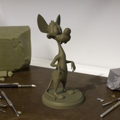 ToonMouse01_SQUARE.jpg Fichier STL Souris Toon・Modèle imprimable en 3D à télécharger