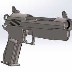 1.JPG STL file Fortnite gun pistol in parts・3D printer design to download