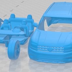 Volkswagen-Teramont-2020-Partes-1.jpg 3D file Volkswagen Teramont 2020 Printable Car・3D printable model to download