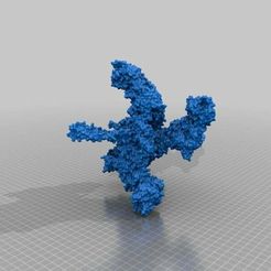 2XNX2014.jpg Free STL file GAS M Protein interaction with Human Fibrinogen・3D printable model to download, sjpiper145