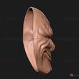 06.jpg Dallas Mask - Payday 2 Mask - Halloween Cosplay Mask 3D print model