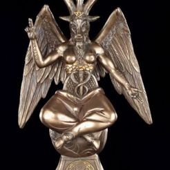 baphomet-statue-1.jpg Fichier 3D Statue de Baphomet STL Print・Plan à imprimer en 3D à télécharger