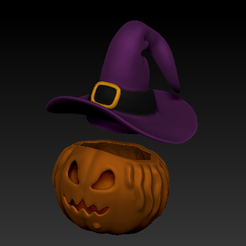 calabaza-7.png WITCH WITH PUMPKIN HEAD. Halloween 🎃