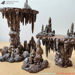 “/stratationdesign3D Archivo 3D Decoración de cuevas・Objeto imprimible en 3D para descargar