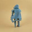 SpacePirateBack.jpg OBJ file Rahtro C.A.S.T. Space Pirate articulated action figure・3D printable model to download, dpruitt