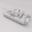 T-80 Army Tank 2.jpg T-80 Army Tank PRINTABLE Army Gun 3D Digital STL File