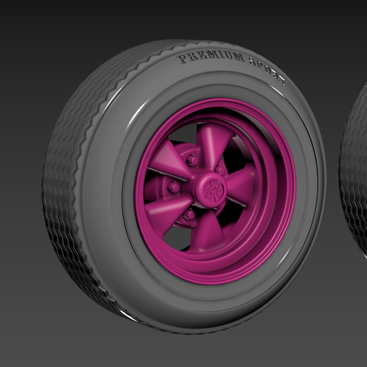 Cragar S/S 15 inch 1/24 scale.