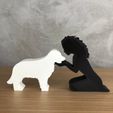 WhatsApp-Image-2022-12-21-at-09.12.15-2.jpeg Girl and her Golden Retriever (wavy hair) for 3D printer or laser cut