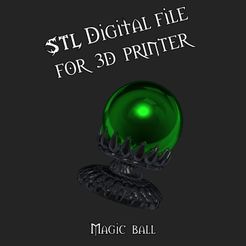NTN TOM YANG Archivo STL Bola mágica para casa de brujas / casa de muñecas / miniaturas・Diseño imprimible en 3D para descargar, Arida
