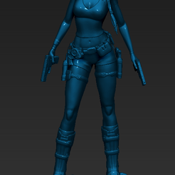 Lara Croft 1.PNG STL file Lara Croft - Tomb Raider・3D printer design to download