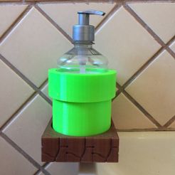 IMG-7812.JPG Mario Liquid Soap Holder