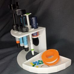 ee 30NS, STL file Dental Composite Syringe Holder・Template to download and 3D print