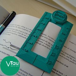 physics_new.jpg Download STL file Bookmark Ruler Print in Place with Formula Icon | Easy to Print | Vtau Design • 3D print model, VtauDesign