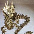 Flexi Print-in-Place Imperial Dragon with 3MF Included!