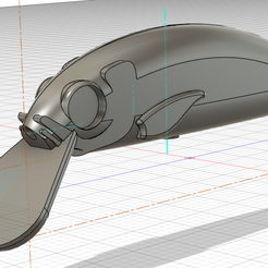 minno50-2.png STL file minnow jerk lure 50mm - spinning fishing・3D print design to download