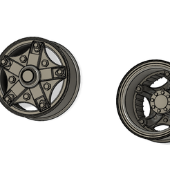Spoked-Wheels-v3.png 1/25 Spoke Wheels for Semi Trucks