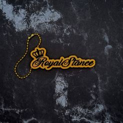 Royal-Stance-1.jpg Fichier STL Porte-clés Royal Stance - JCreateNZ・Idée pour impression 3D à télécharger