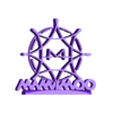 mamamoo5 v2 with name.stl K-pop, P-pop, C-pop, Thai, Logos Collection 1 Logo Decor Display Ornament