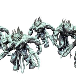Spawn-of-Chaos-6-Mystic-Pigeon-Gaming-1.jpg 3D file Eldritch Spawns of Chaos Pack 2 (multiple models/poses)・3D printer design to download