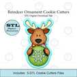 Etsy-Listing-Template-STL.png Reindeer Ornament Cookie Cutters | STL File