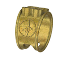 Ring-06-v8-02.png magic ring of the egyptian lore keeper of the desert scrolls ring-06 for 3d-print and cnc