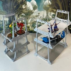 aaa.jpg Fichier STL gratuit Magentized Minis Plateaux empilables en acier Cintres・Plan pour imprimante 3D à télécharger