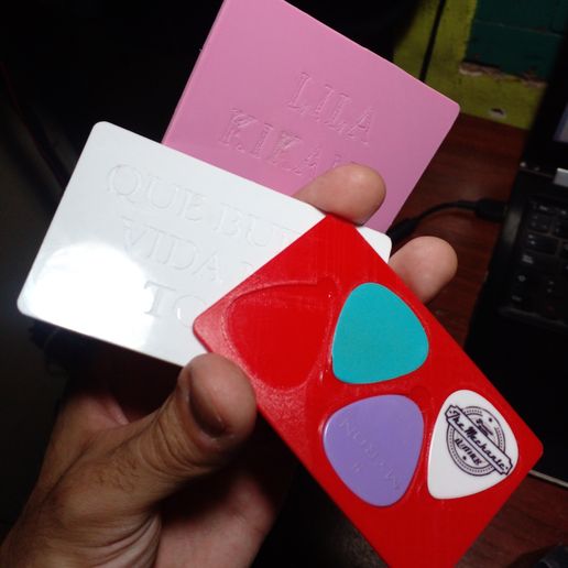 targeta porta púas 3D model