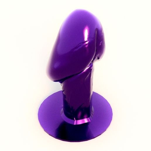 🍑 anal plug with penis tip・ STL File for 3D printing・Cults