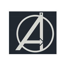 A de Avengers 2.png Archivo STL gratis Pendiente Avengers・Plan para descargar y imprimir en 3D